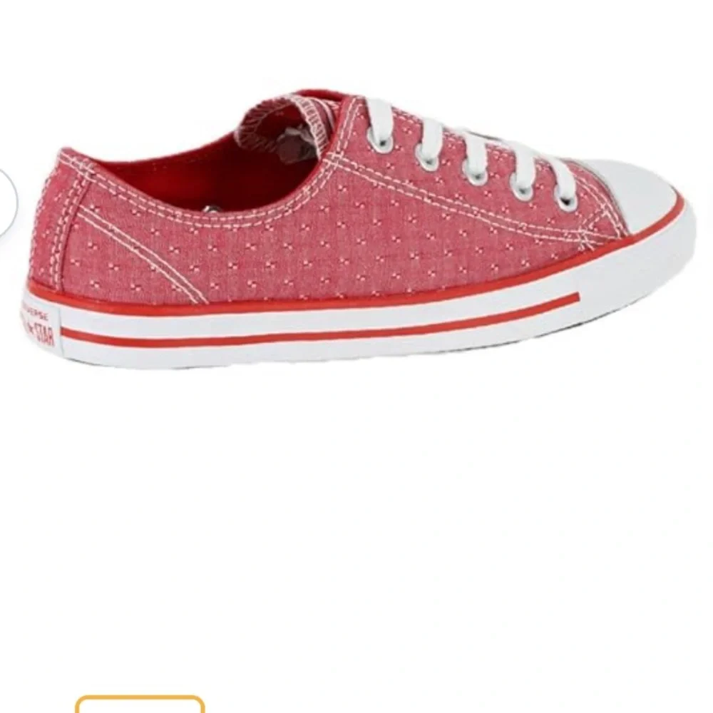 Converse Womens Chuck Taylor All Star Dainty Ox Sneakers Casino Red